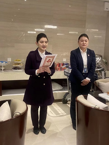 温州贵宾公司瓯悦班组开展学雷锋红色主题班会 传承雷锋精神