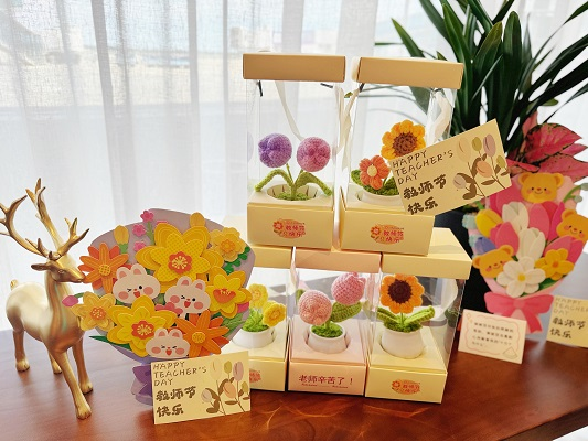 温州贵宾公司举办“花”意师情 感恩有你教师节特别活动